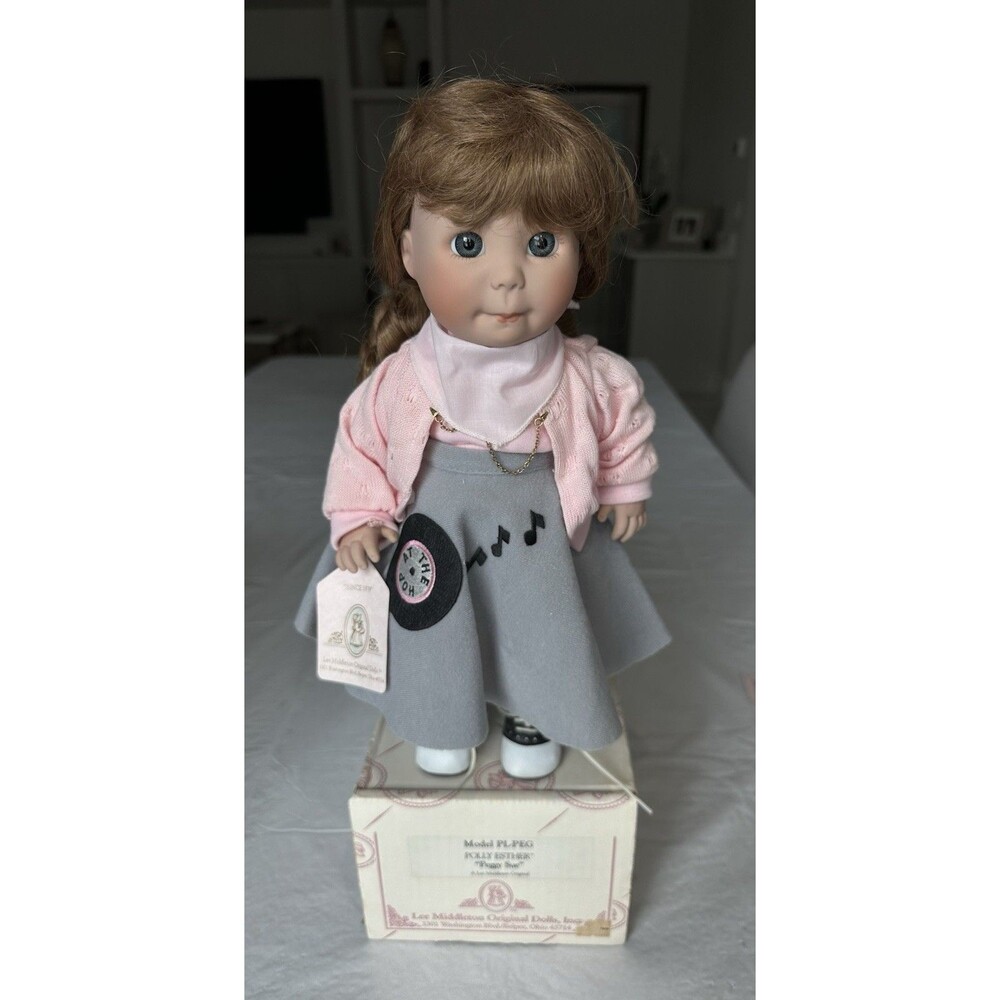 Lee Middleton Polly Esther Peggy Sue Doll 14” #1067/1500 COA Box 1996 PL-PEG